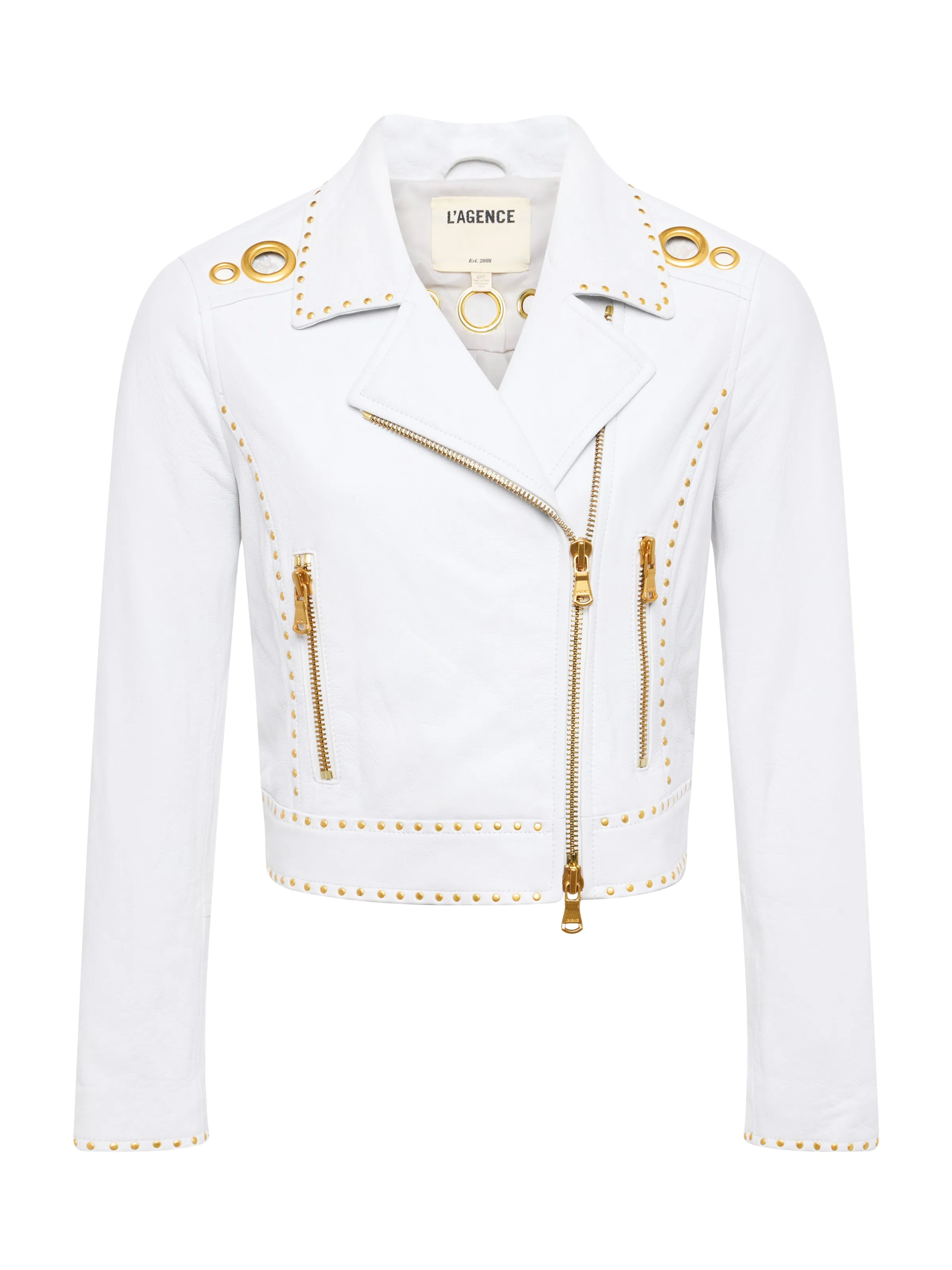 Aelin Studded Leather Jacket