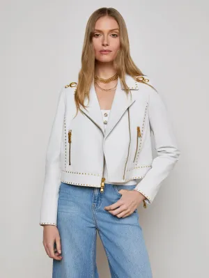 Aelin Studded Leather Jacket