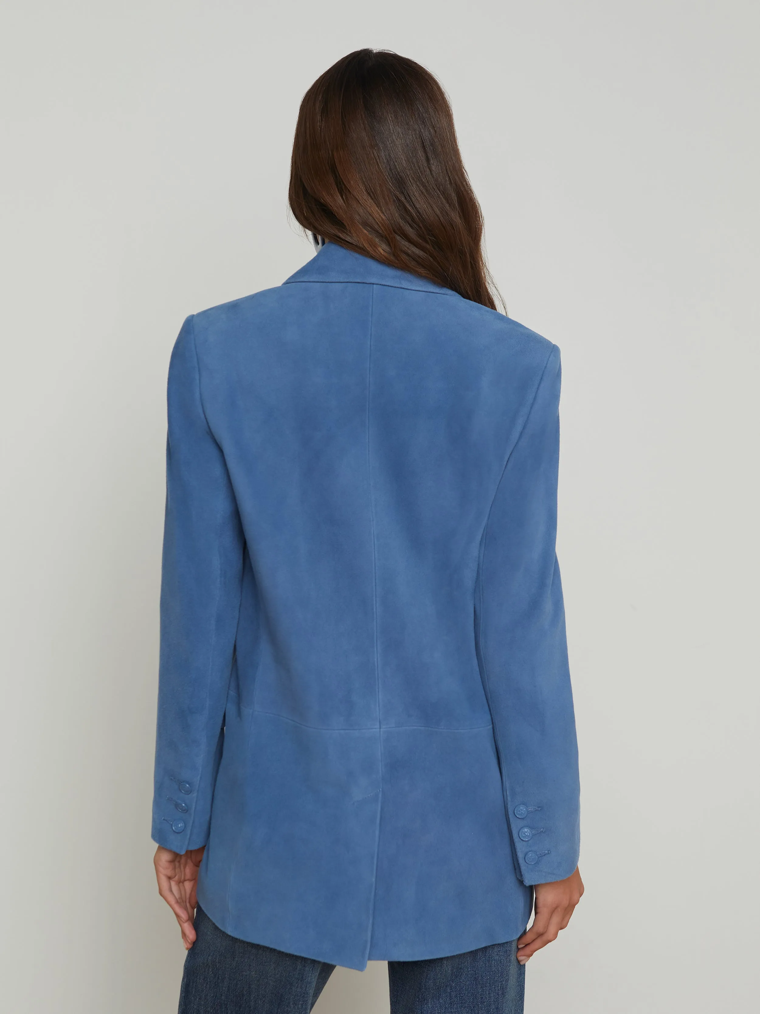Aimee Oversized Suede Blazer