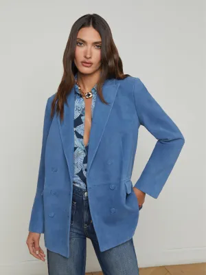 Aimee Oversized Suede Blazer