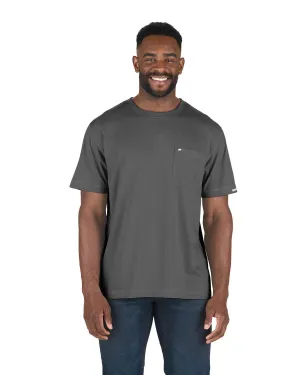 Berne Mens Slate Cotton Blend Light Performance Tee S/S