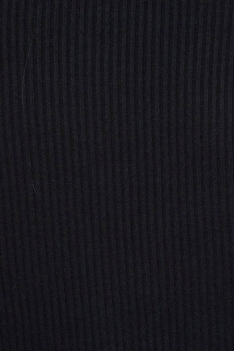 Black Corset Crop Top Long Sleeve