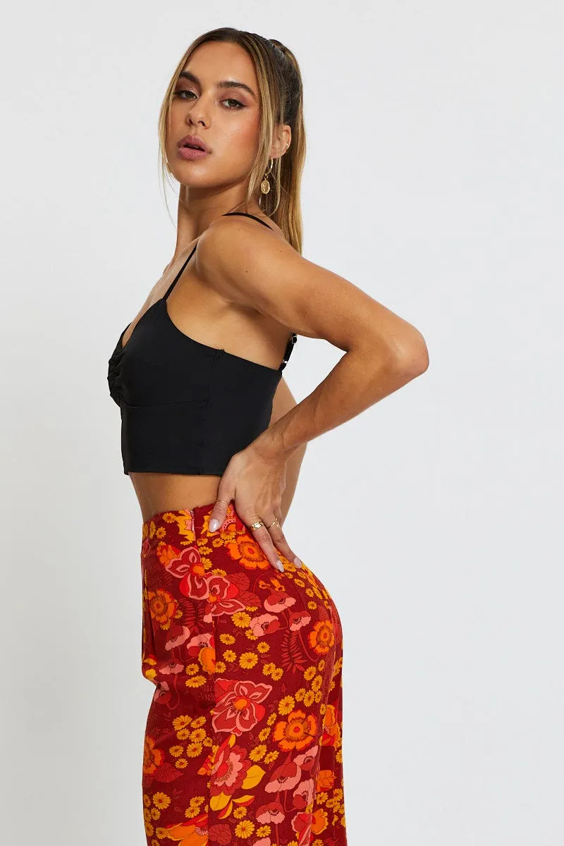 Black Crop Top
