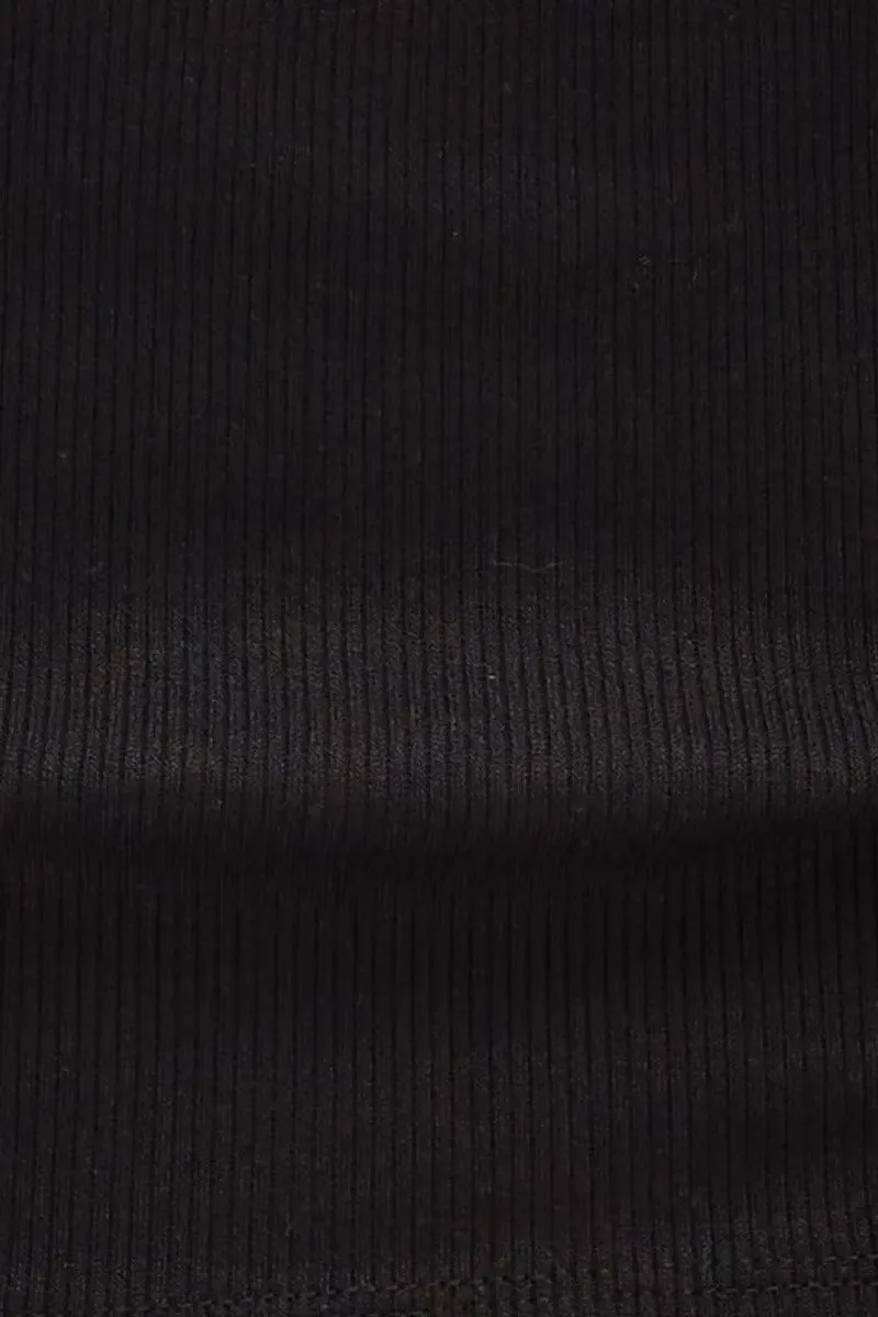 Black Top Short Sleeve Cami