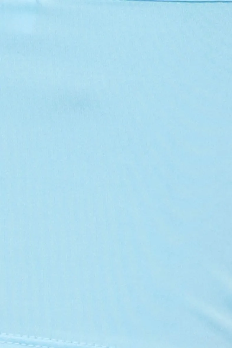 Blue Tie Shoulder Top Cami