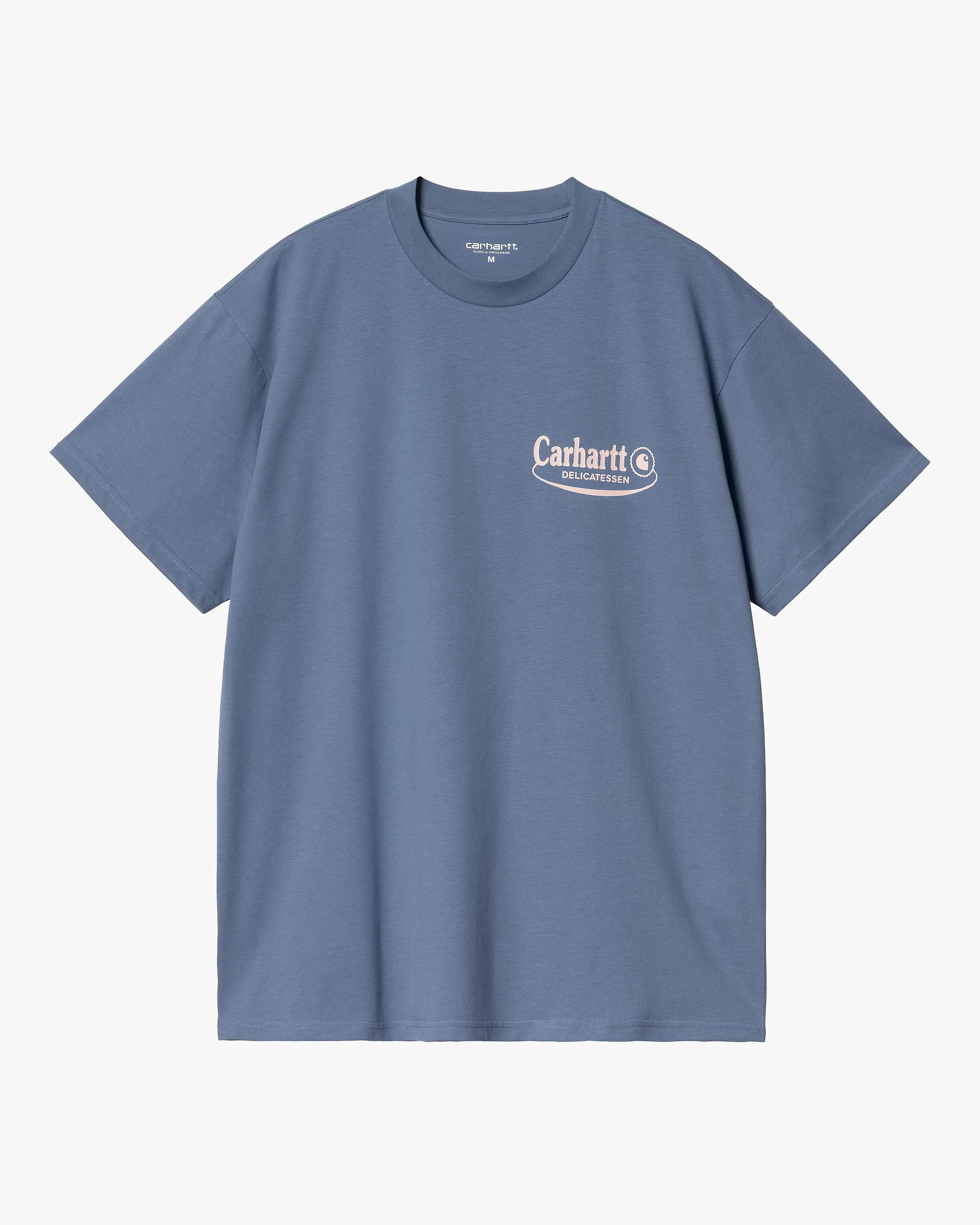 Carhartt WIP Catalogue Tee - Blue Iris / Air Pink