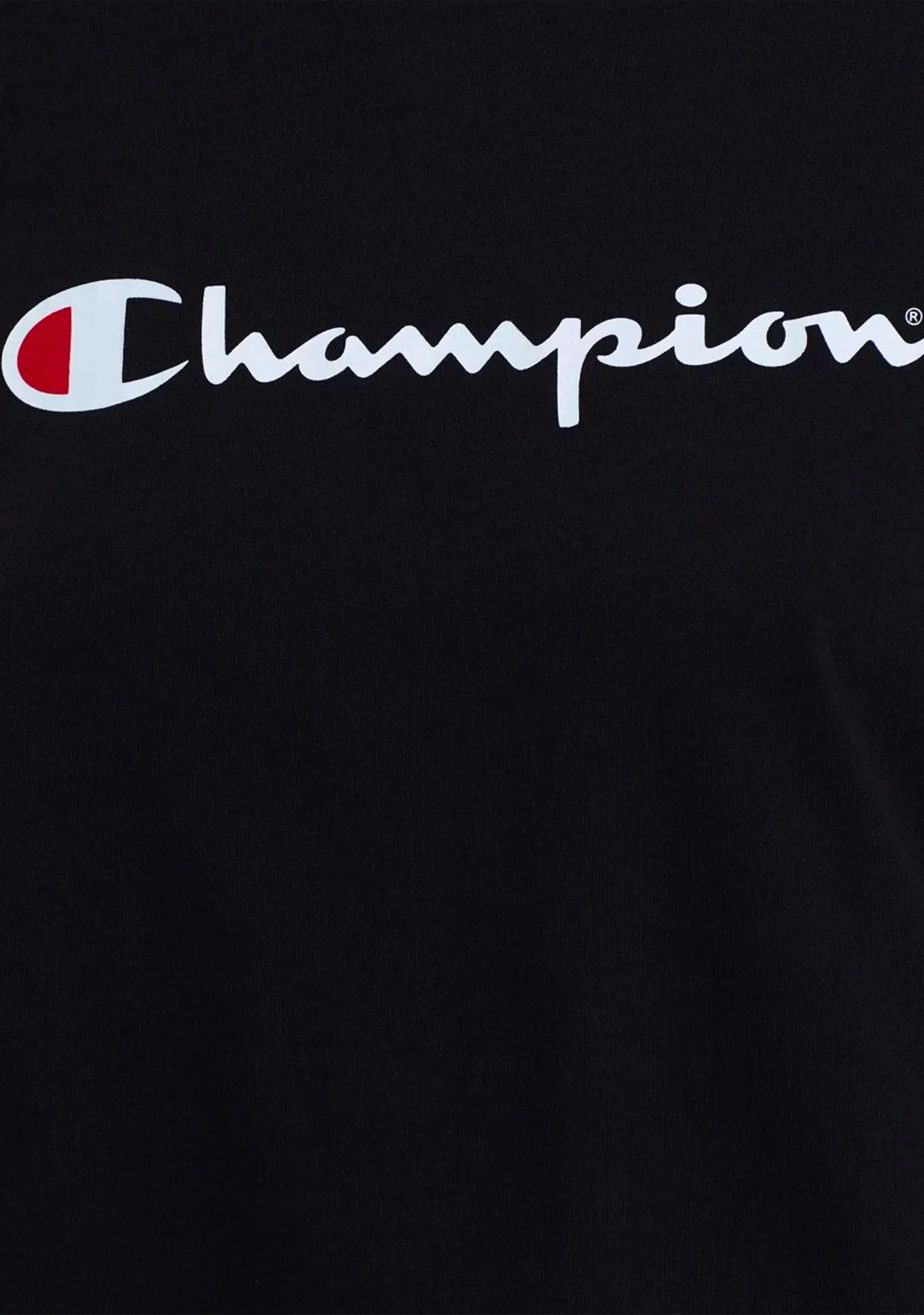 Champion Women's Script Short Sleeve Tee Black