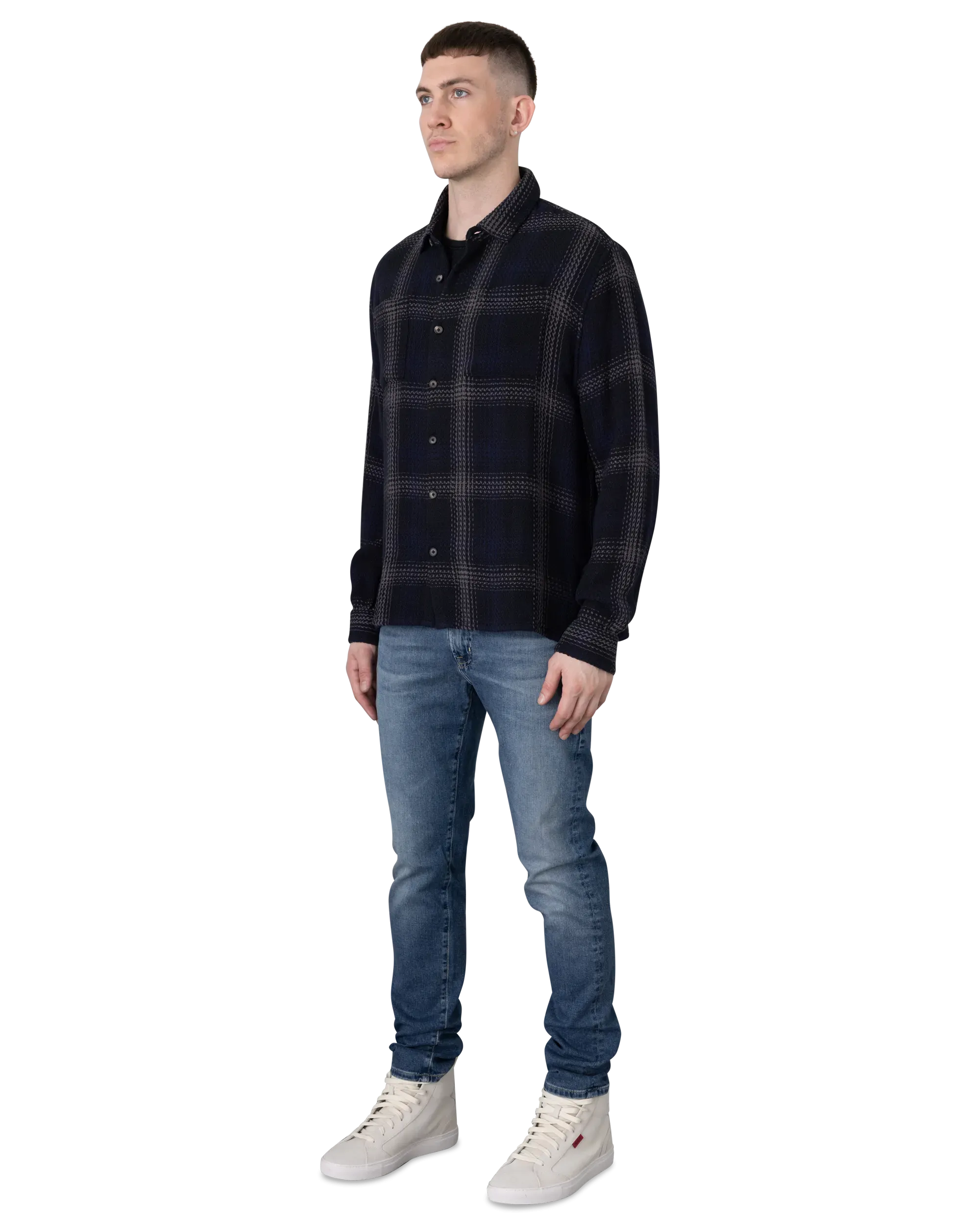 Cole Large Plaid Printed Shirt