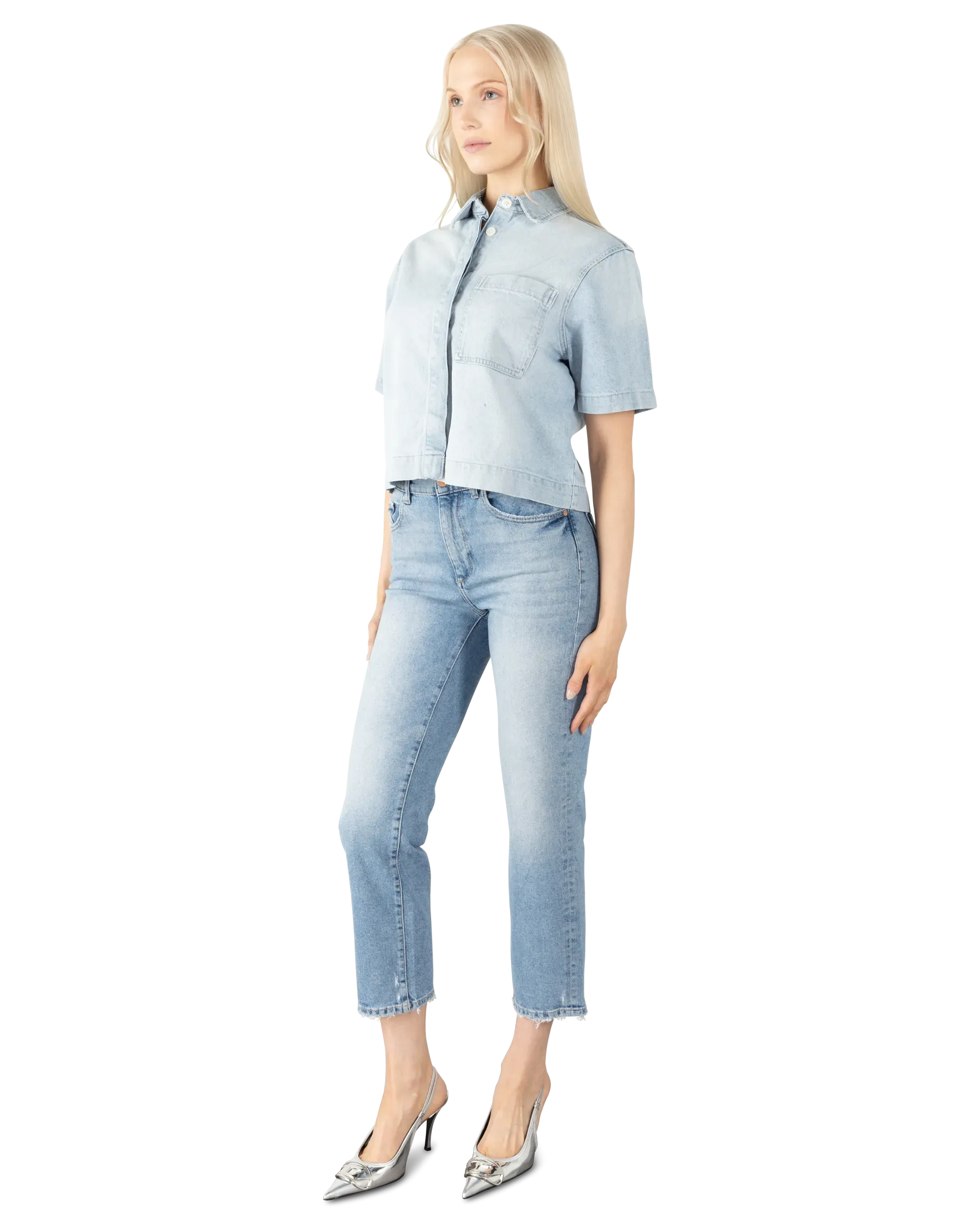DL1961 Montauk Short Sleeve Denim Shirt