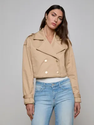 Kento Cropped Trench Coat