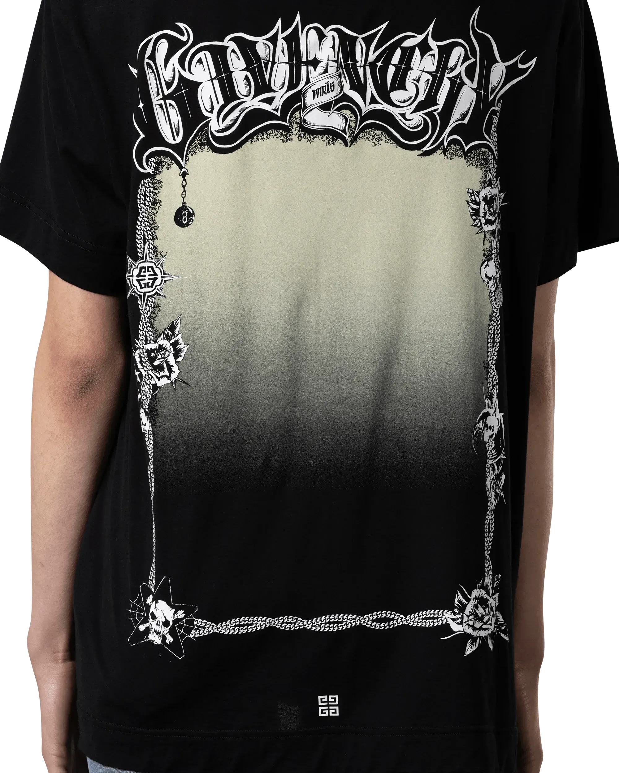 Large Graphic Print Classic Fit T-Shirt
