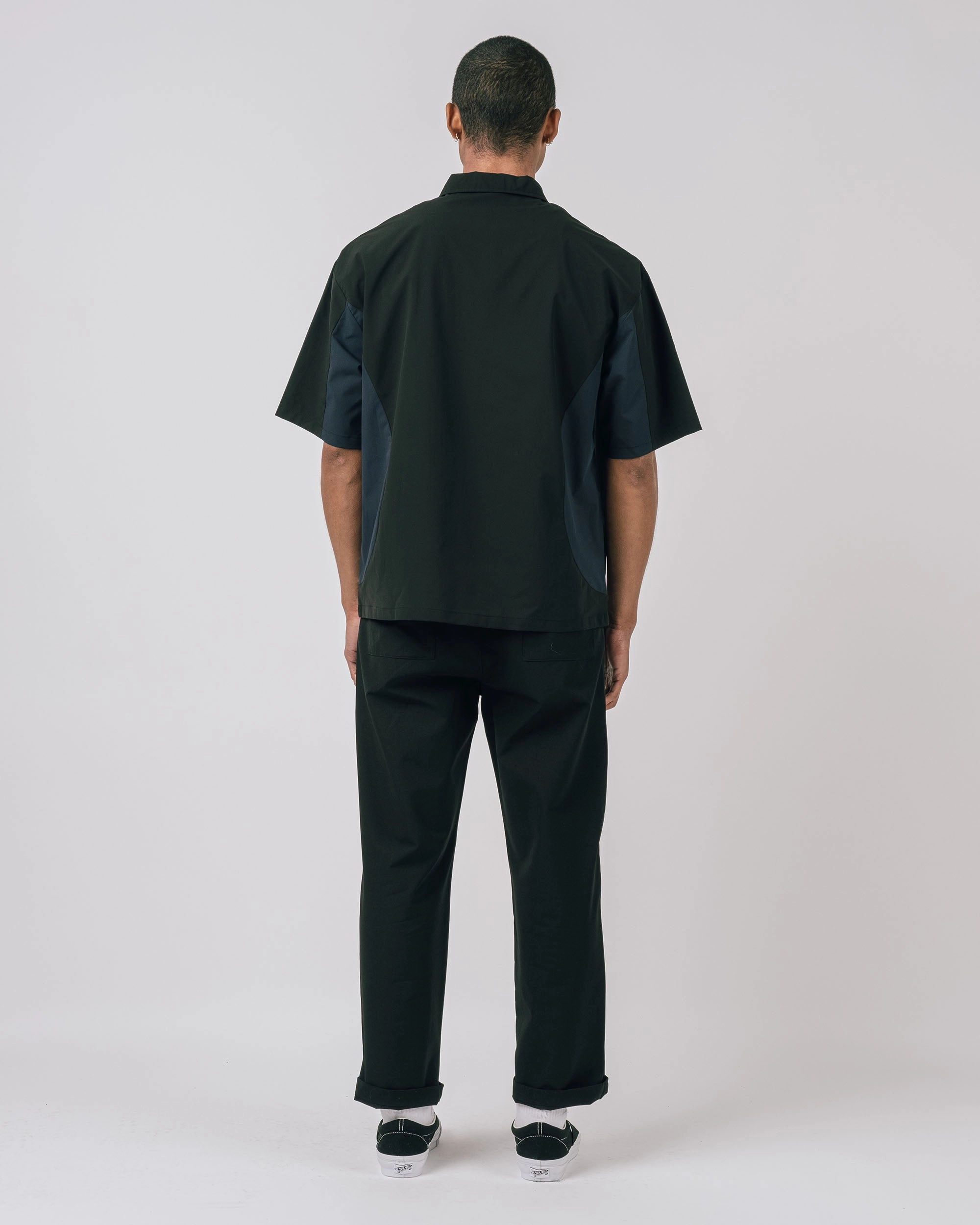 Linwood S/S Poplin Zip Polo