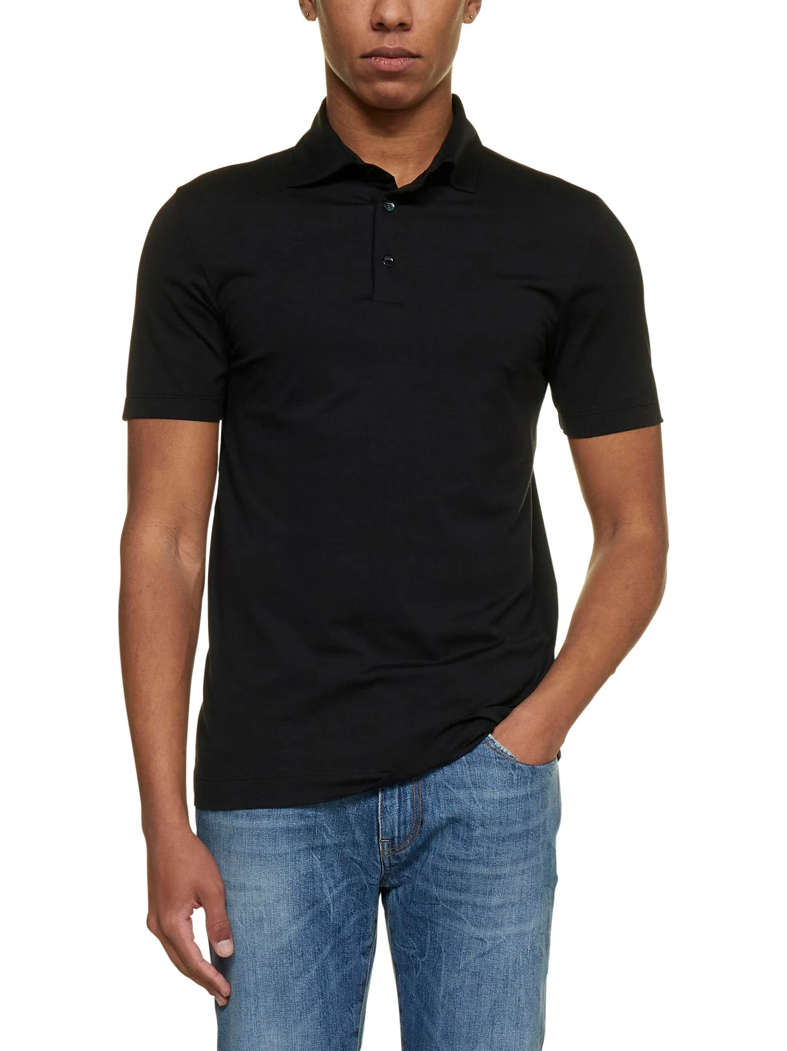 Malo Straight Hem Classic Polo Shirt