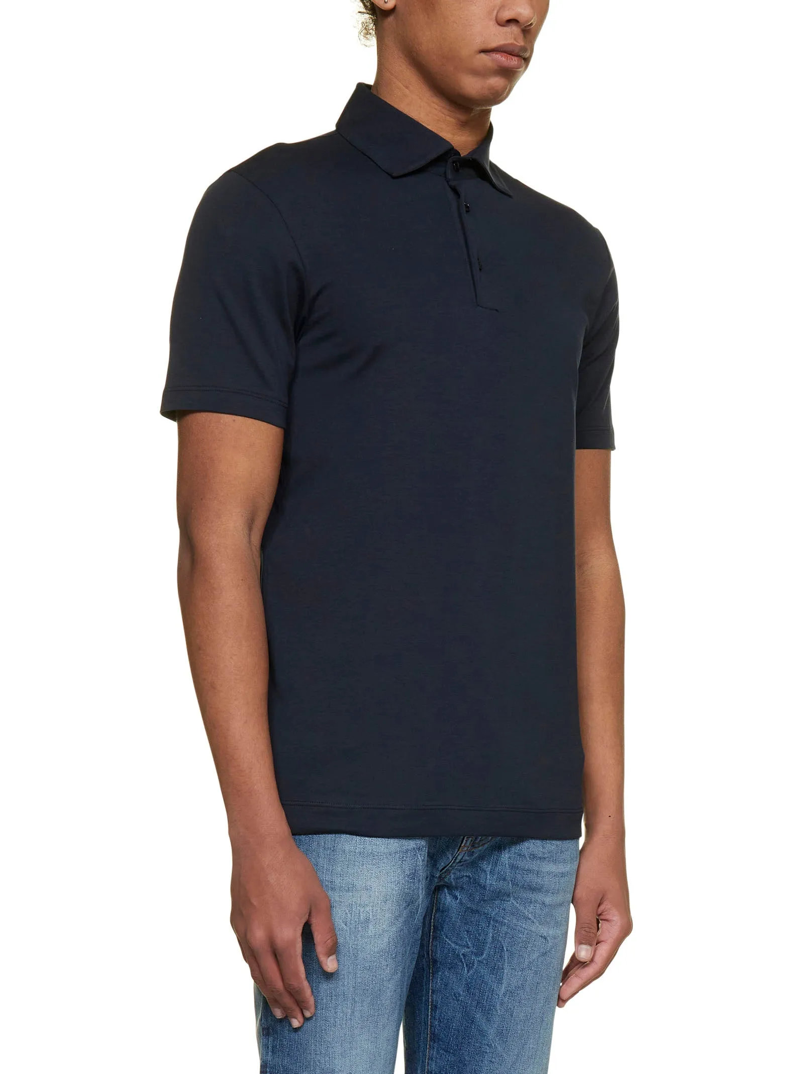 Malo Straight Hem Classic Polo Shirt