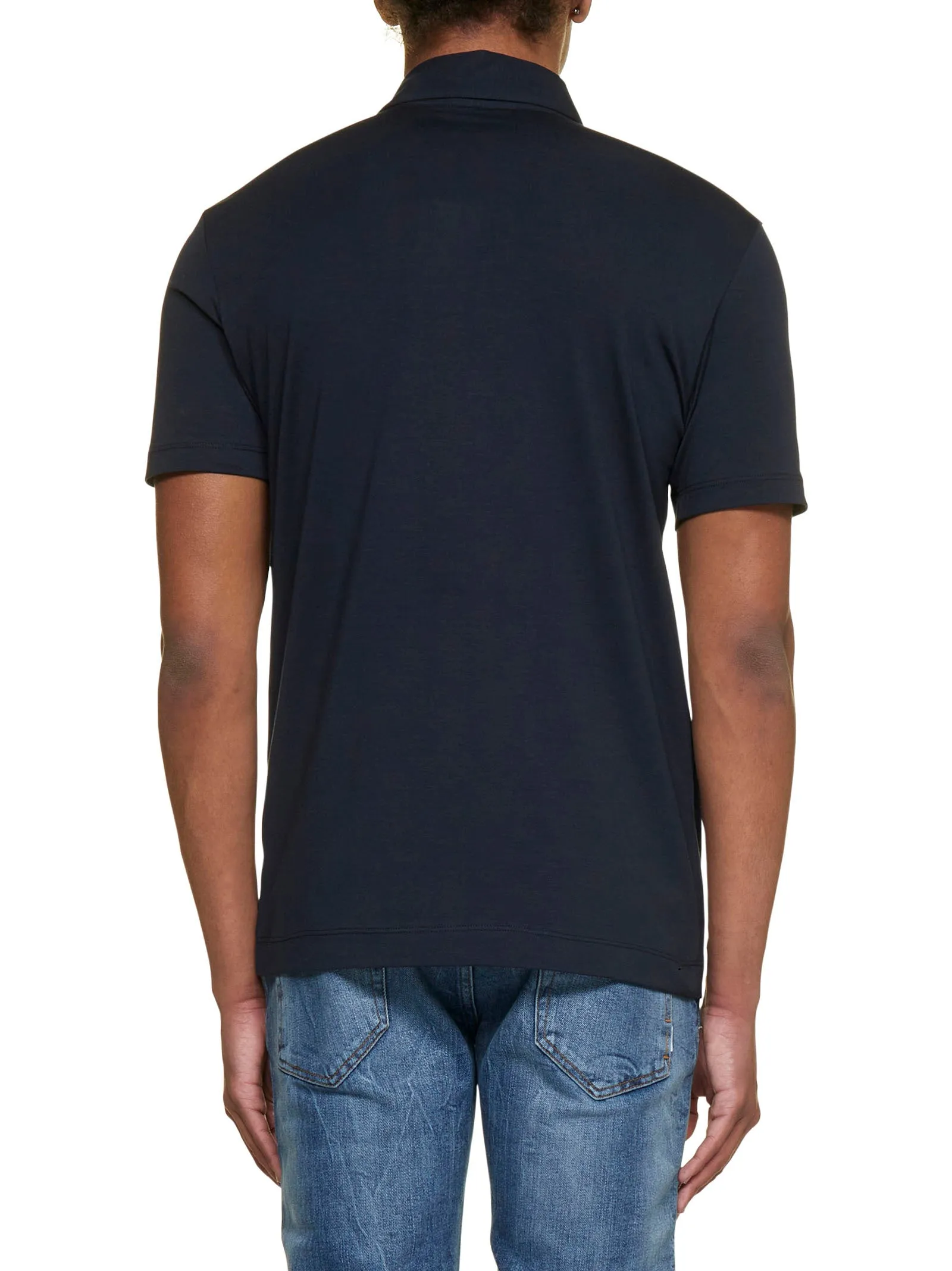 Malo Straight Hem Classic Polo Shirt