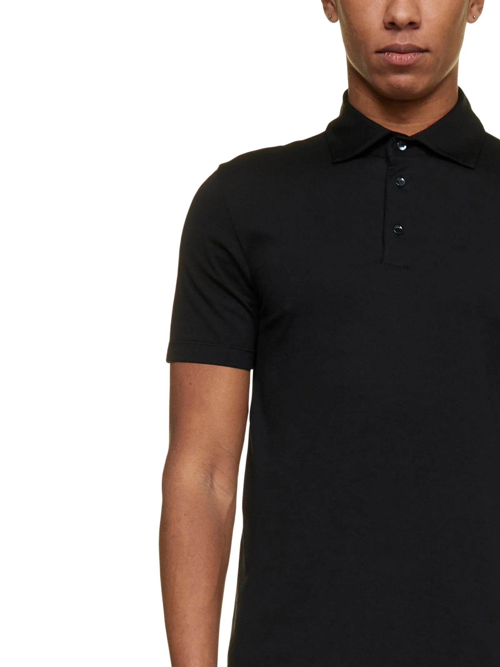 Malo Straight Hem Classic Polo Shirt