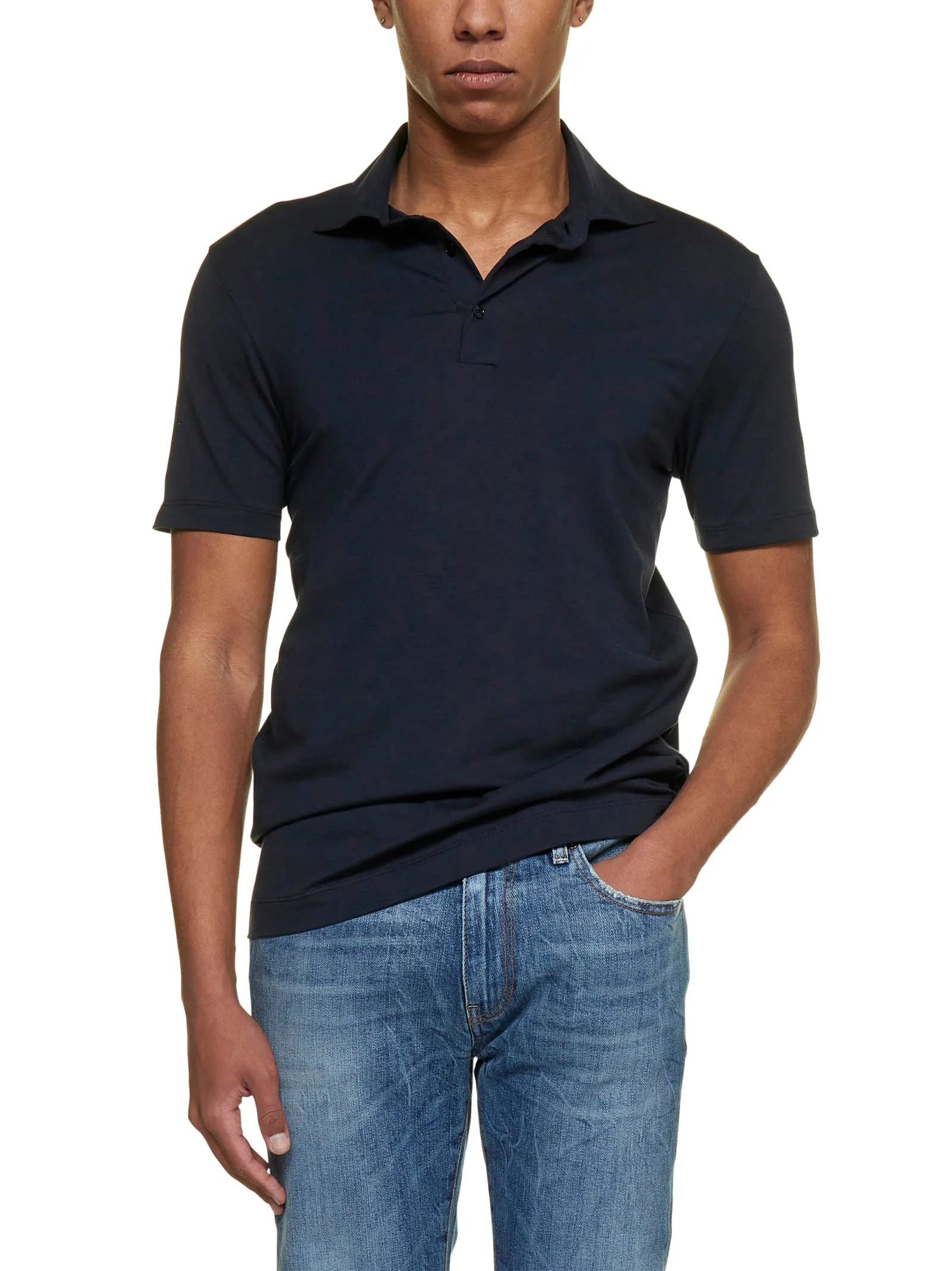 Malo Straight Hem Classic Polo Shirt