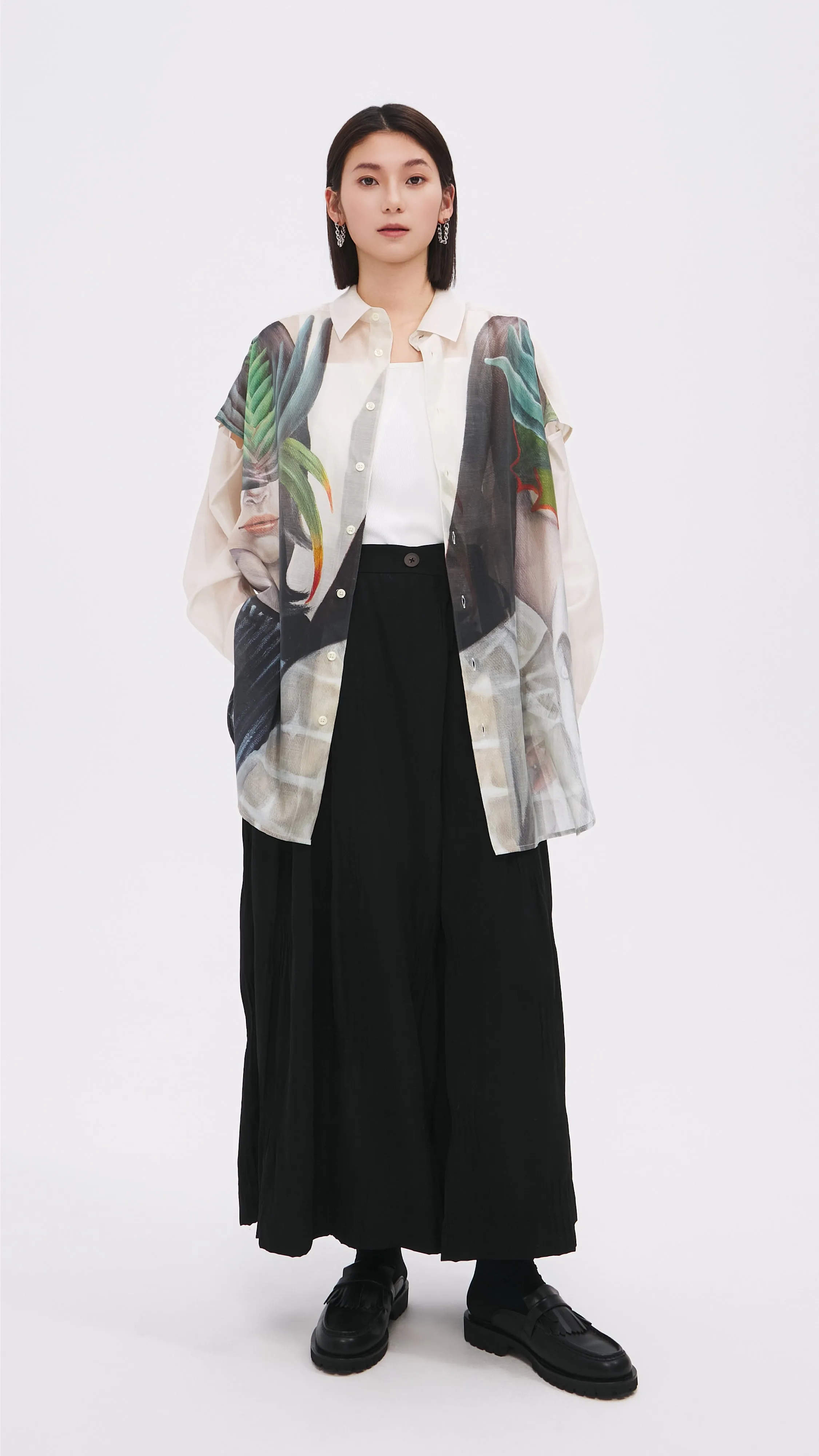 Mariko Enomoto Printed Long-Sleeves Shirt