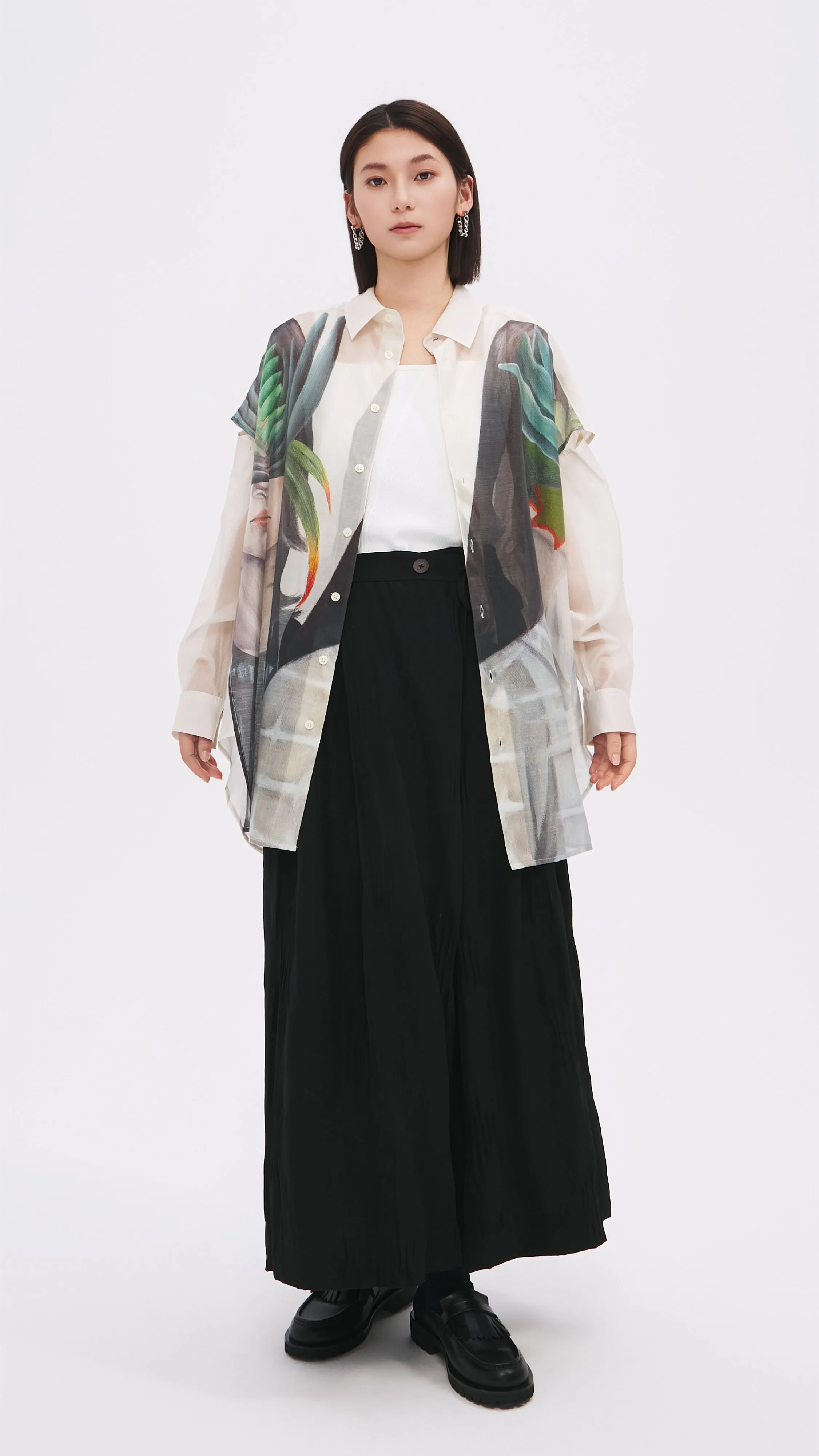 Mariko Enomoto Printed Long-Sleeves Shirt