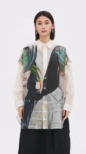 Mariko Enomoto Printed Long-Sleeves Shirt