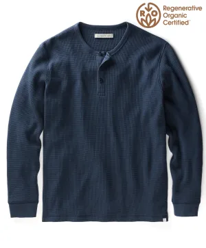 Maritime Waffle Henley - Outerworn