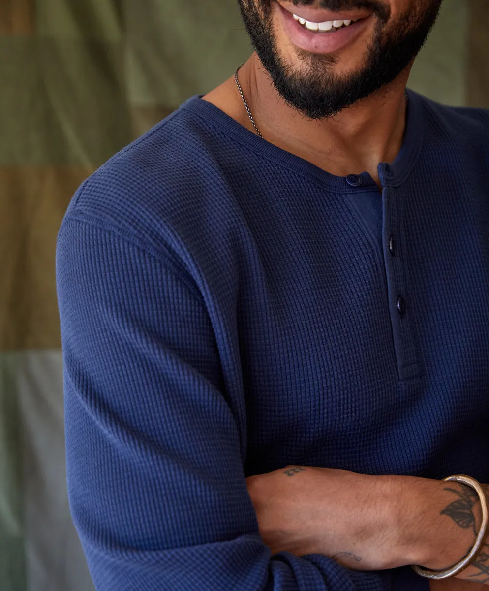 Maritime Waffle Henley - Outerworn