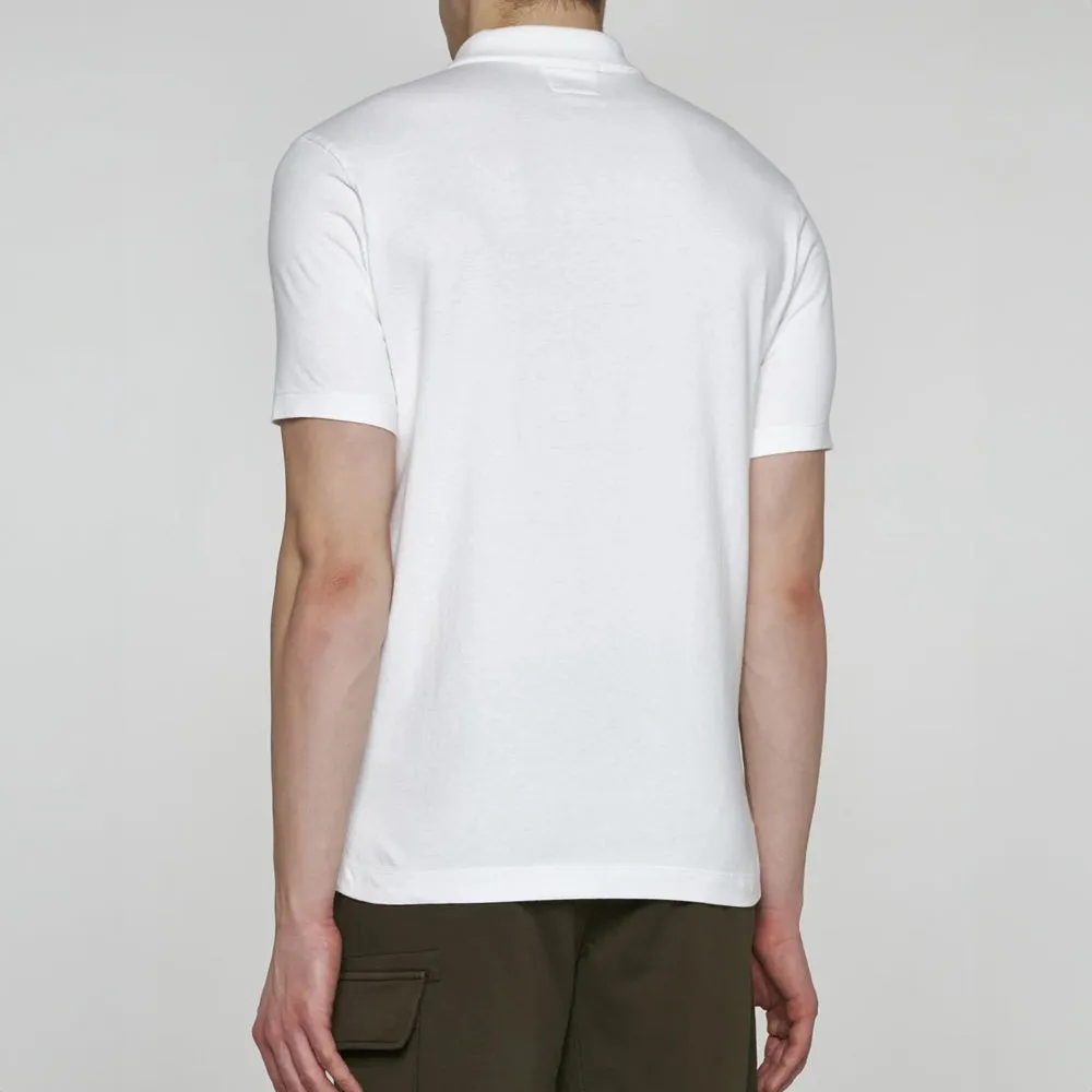 Men's 1020 Jersey Polo Shirt Gauze White