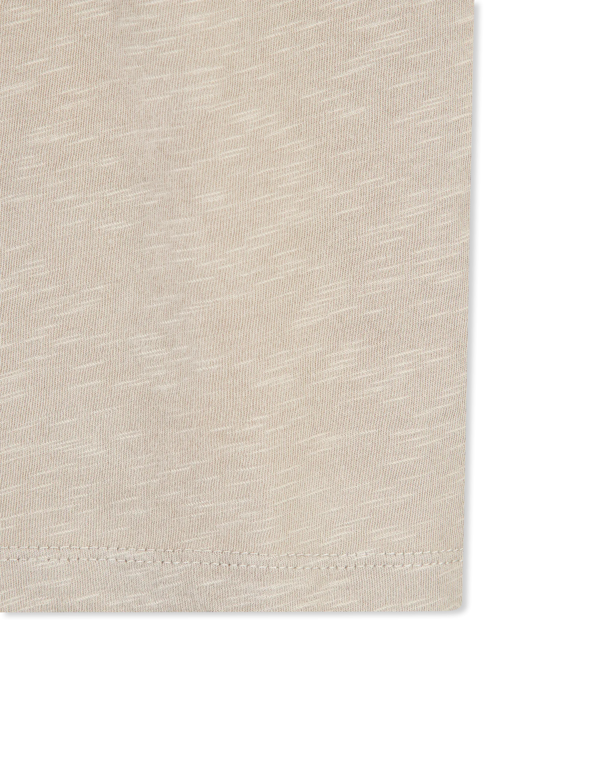 Miles Raw Edge Slub V-Neck T-Shirt