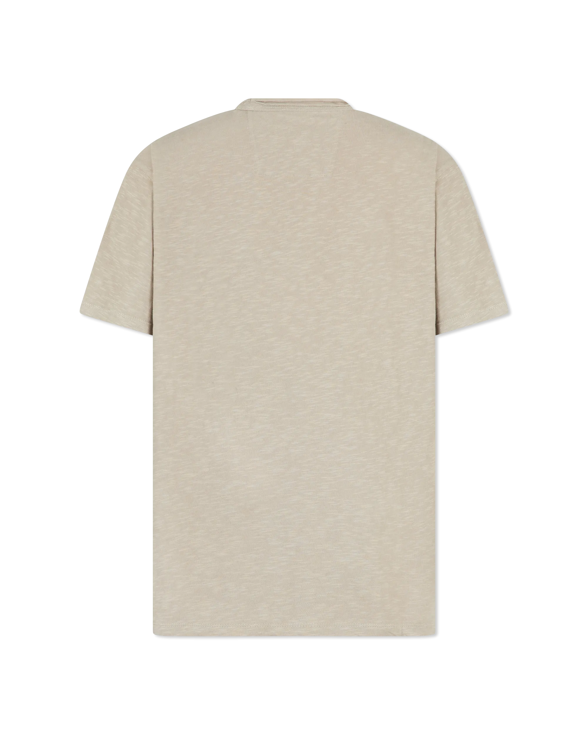 Miles Raw Edge Slub V-Neck T-Shirt