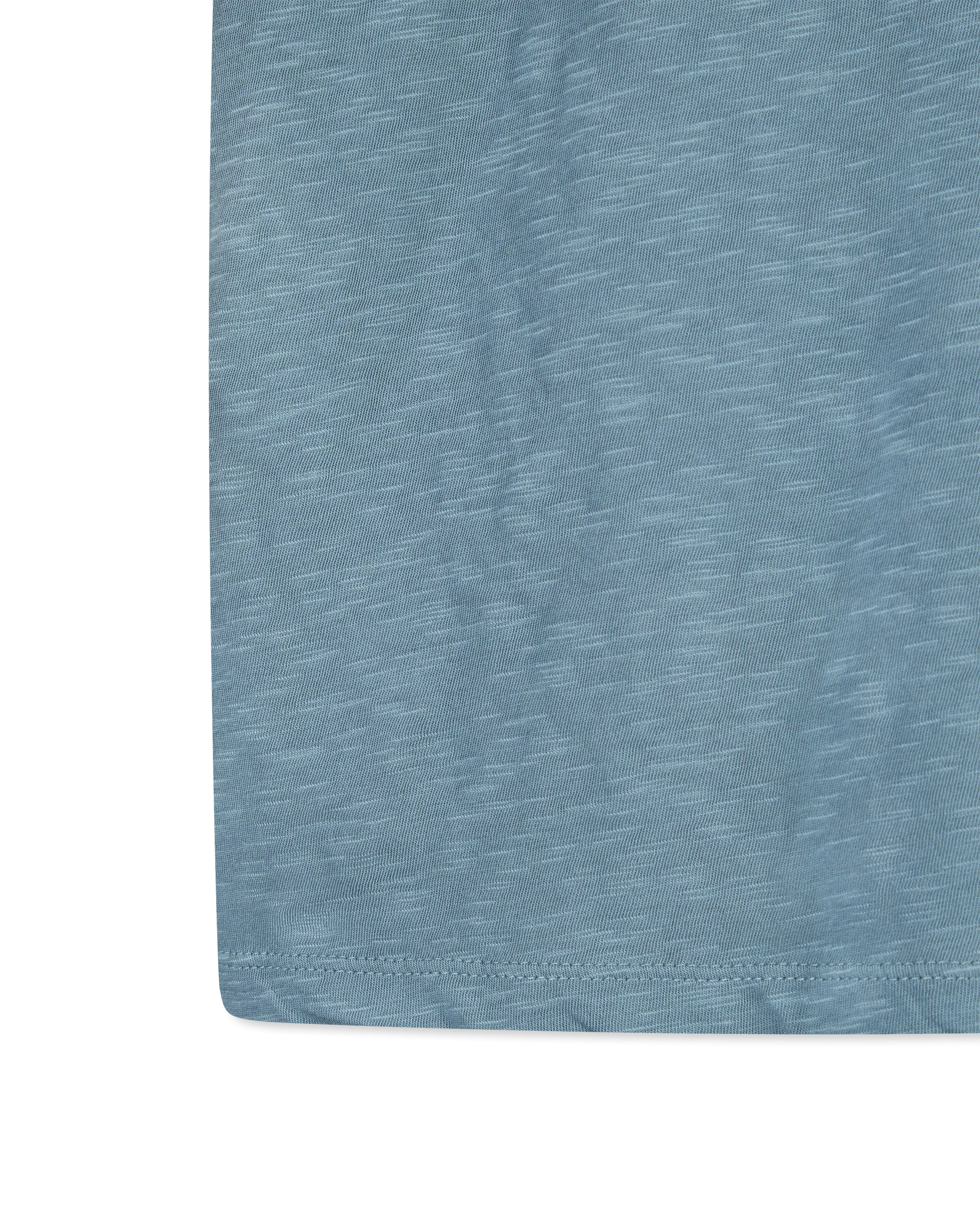 Miles Raw Edge Slub V-Neck T-Shirt