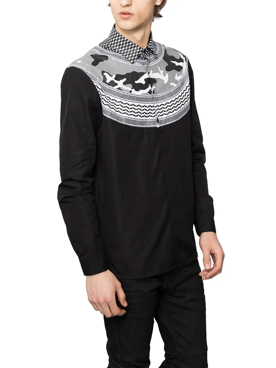 Neil Barrett Graphic Print Slim Fit Shirt