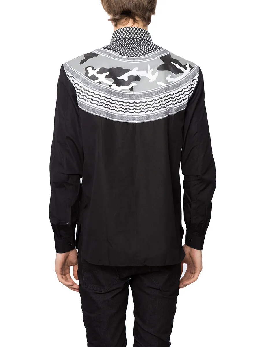 Neil Barrett Graphic Print Slim Fit Shirt