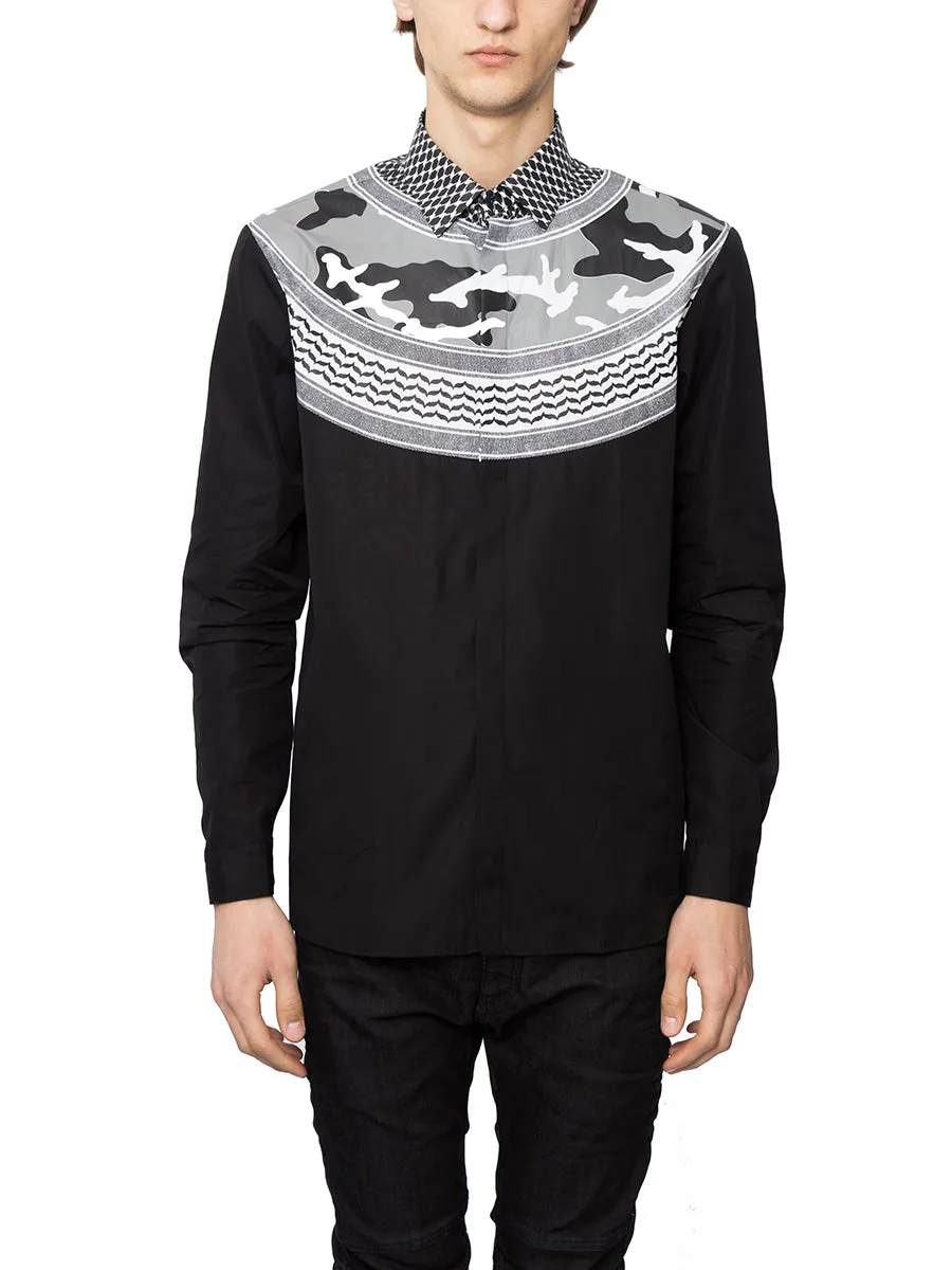 Neil Barrett Graphic Print Slim Fit Shirt