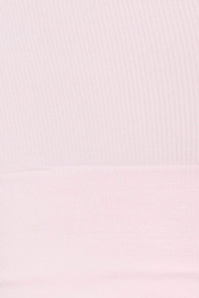 Pink Singlet Top Seamless Crop