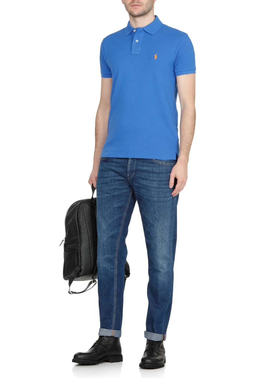 Polo Ralph Lauren Logo Slim-Fit Polo Shirt