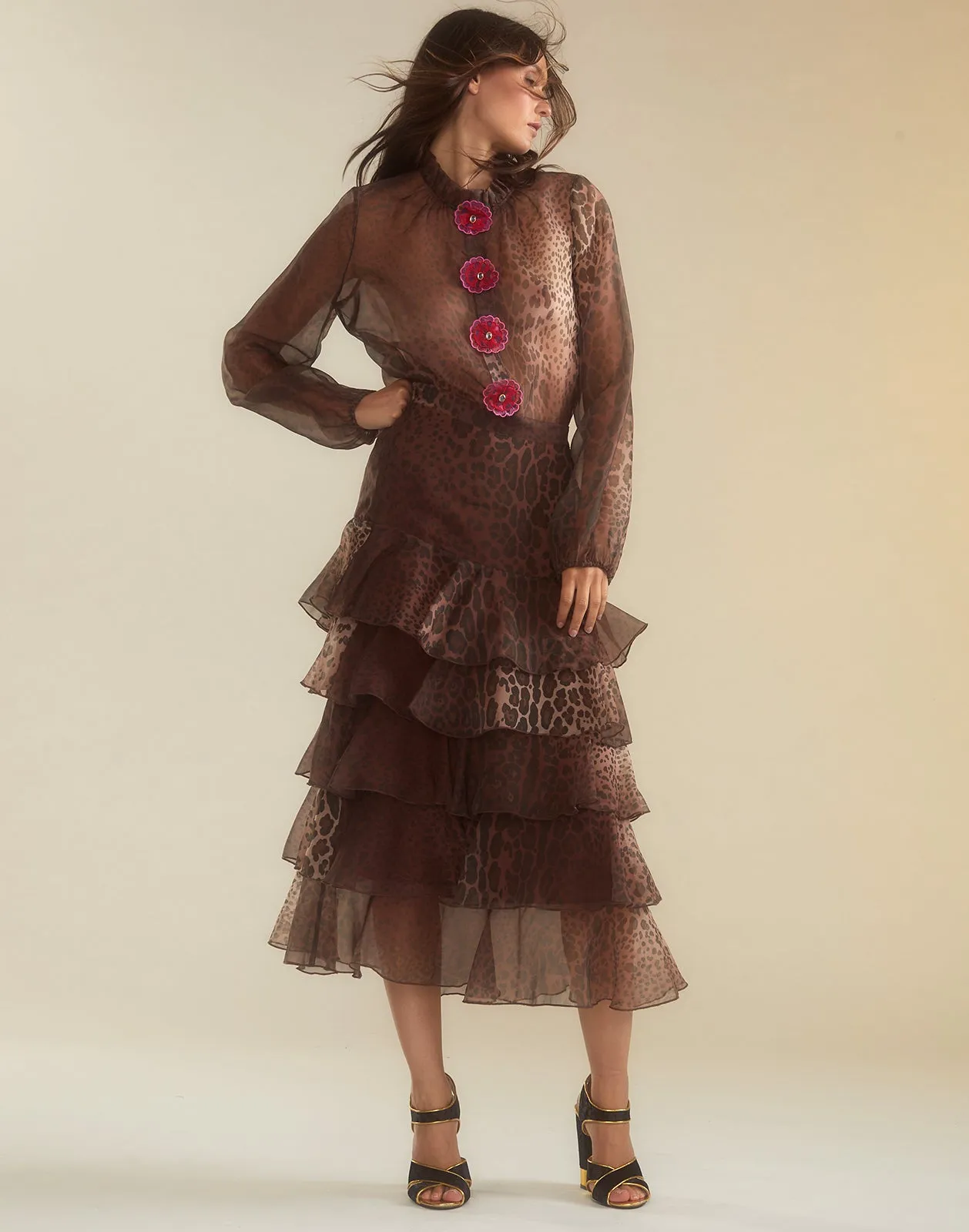 Prim Silk Organza Blouse