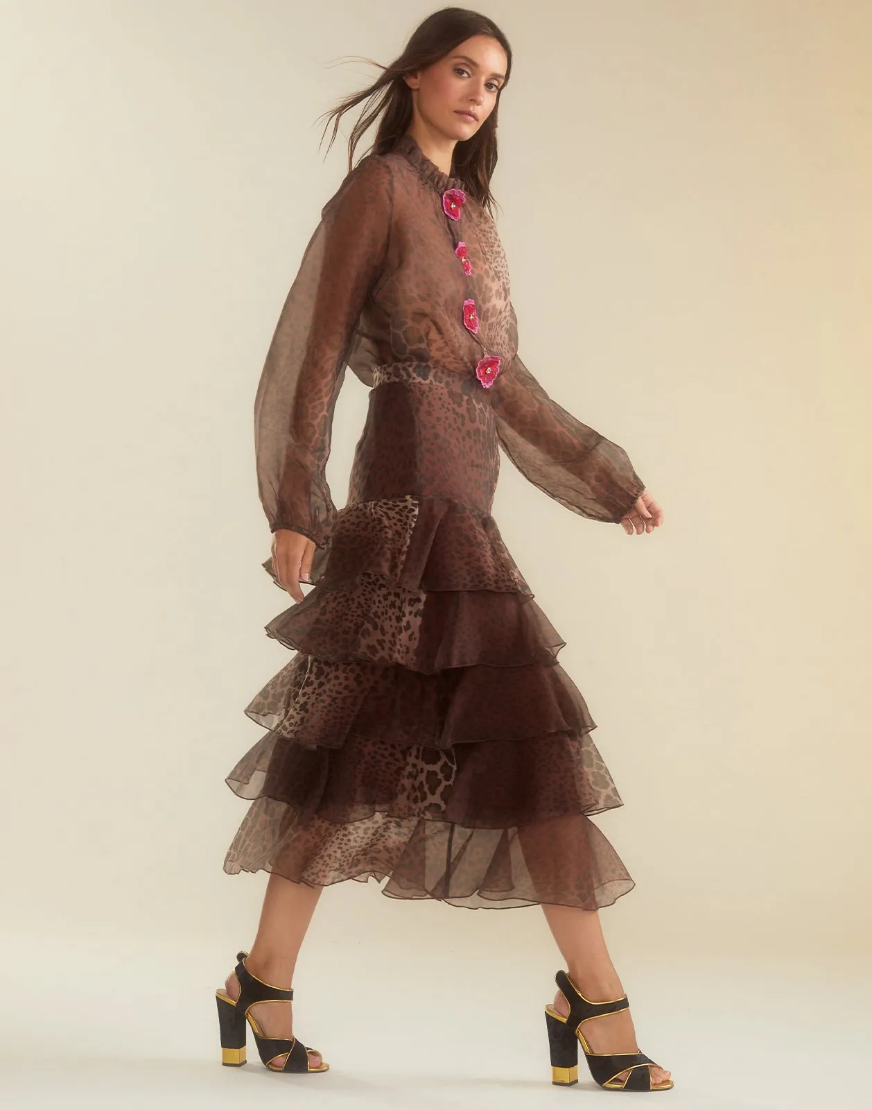 Prim Silk Organza Blouse