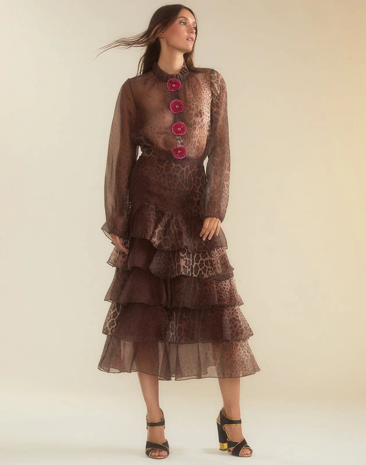 Prim Silk Organza Blouse