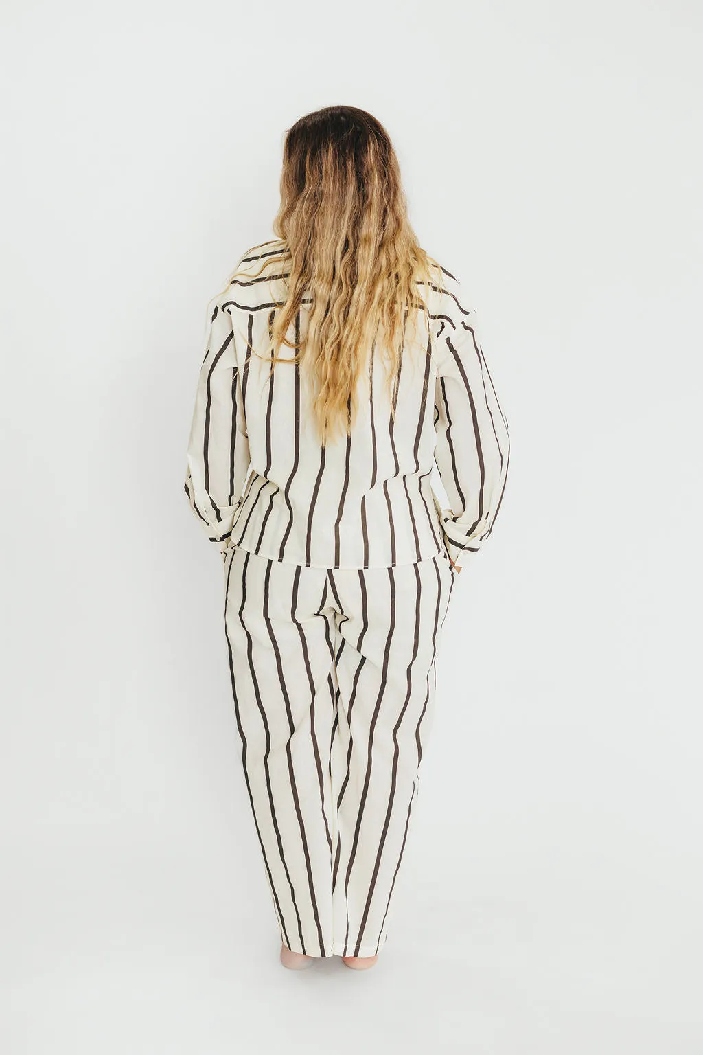 Rowan Pants in Black Stripe