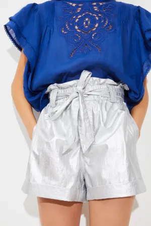 Subenassi Silver Belted Short