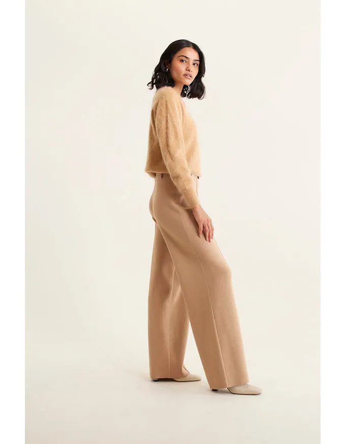 Sydney Cardi Tan - Brushed Cashmere