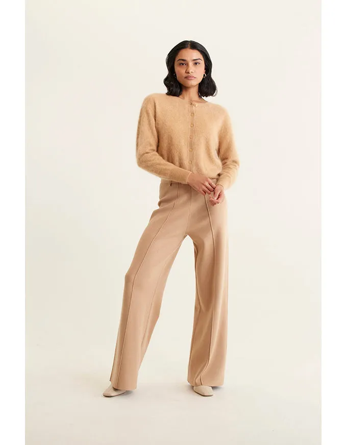 Sydney Cardi Tan - Brushed Cashmere