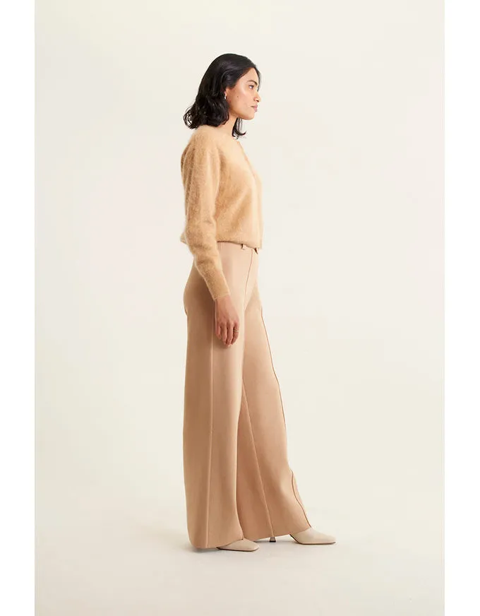Sydney Cardi Tan - Brushed Cashmere