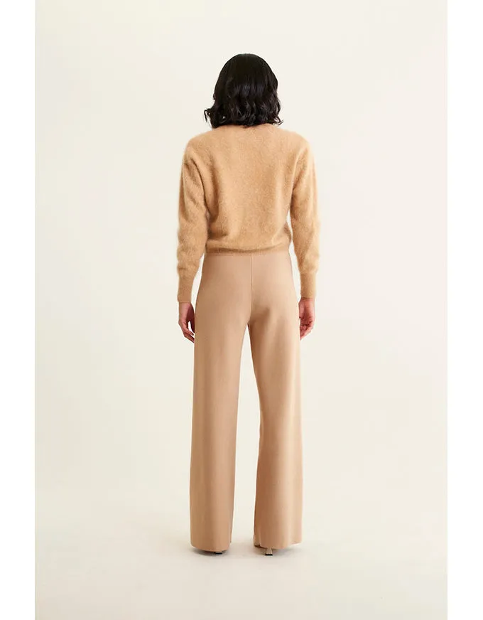 Sydney Cardi Tan - Brushed Cashmere