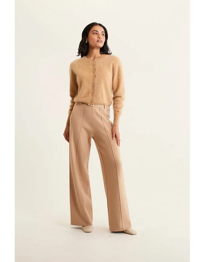 Sydney Cardi Tan - Brushed Cashmere