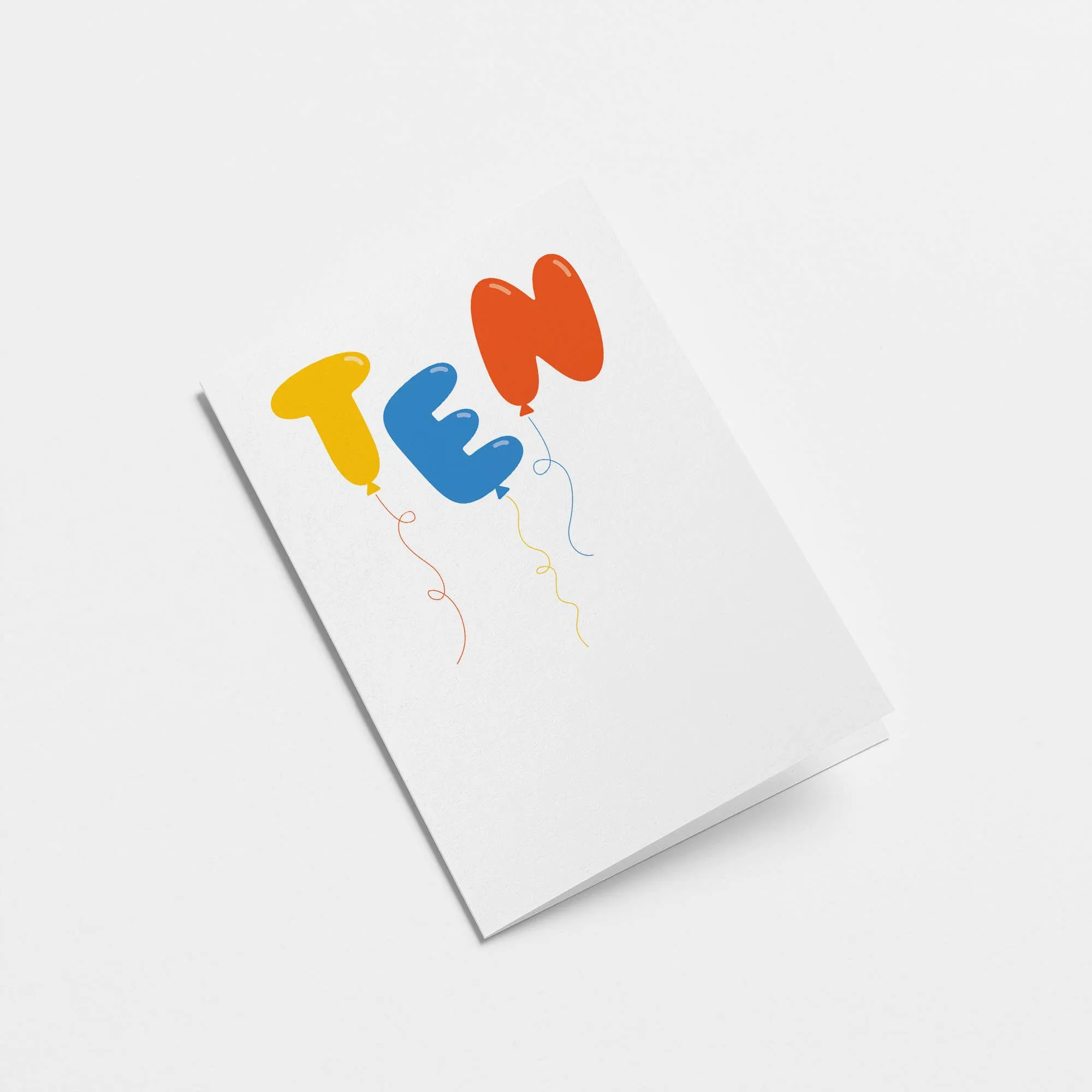 Ten — 10th Birthday Greeting Card