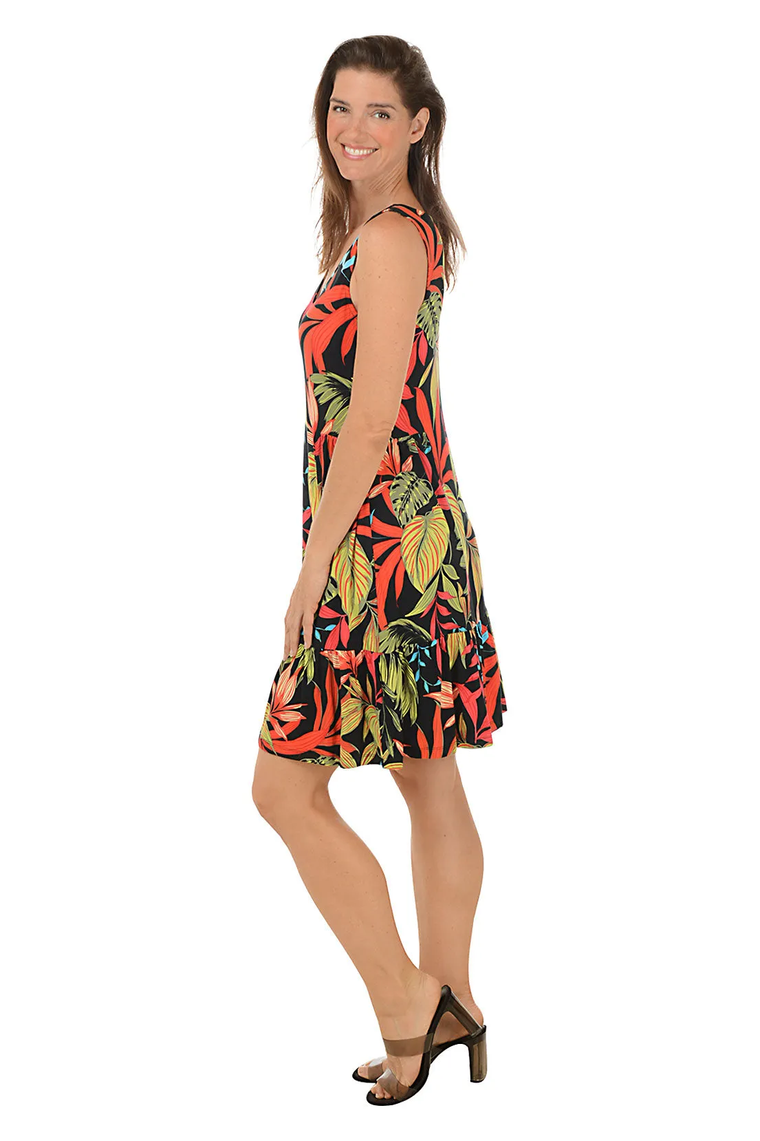 Tropical Surf Sleeveless Dress
