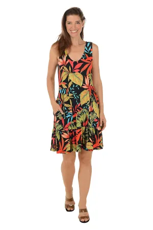 Tropical Surf Sleeveless Dress