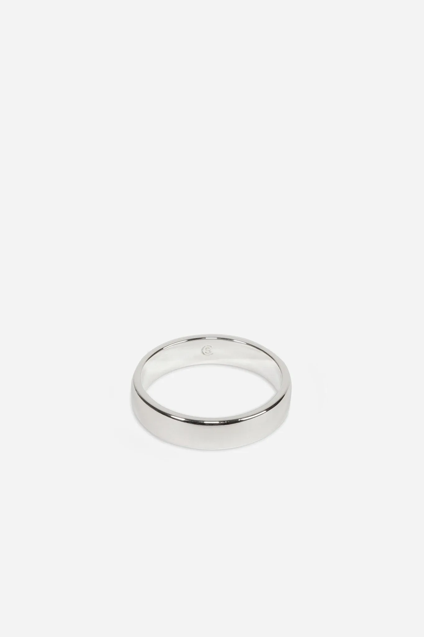 TYPE 007 Flat Ring 5mm 925 Sterling Silver