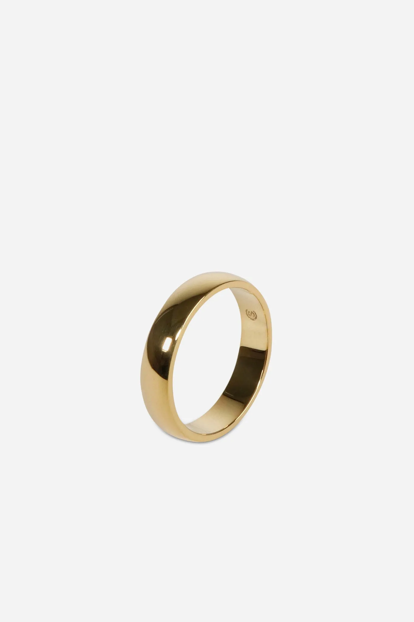 TYPE 007 Flat Ring 5mm 9k Gold